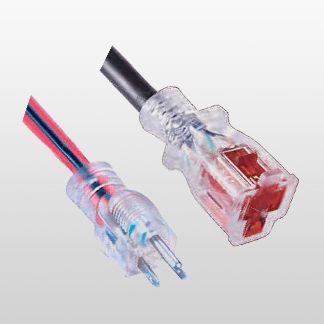 LA004I/LA005ZB Rallonge à 3 conducteurs à prise unique avec verrouillage de mise à la terre 5-15 125 V