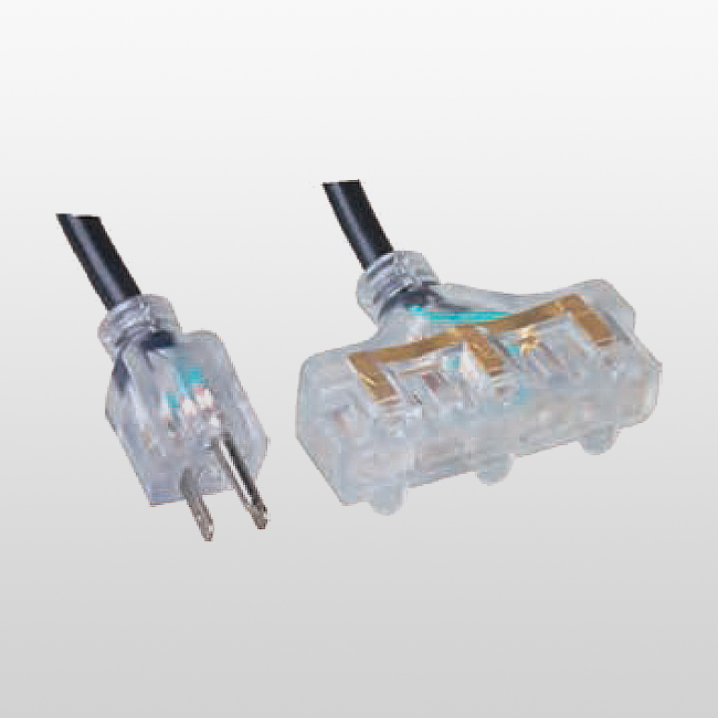 LA004L/LA052FA Rallonges 3 conducteurs 3 prises 5-15P 15A 125V~