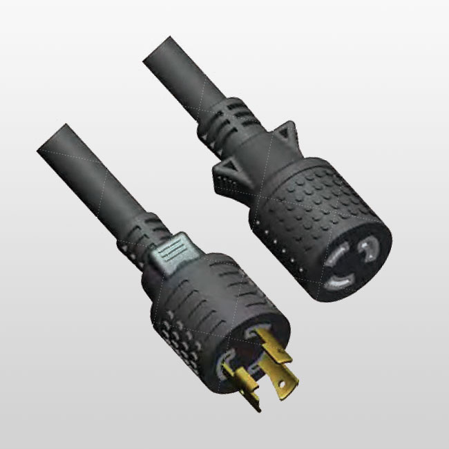 LA1020PA/LA1020RA L10-20r Rallonges 125V/250V~