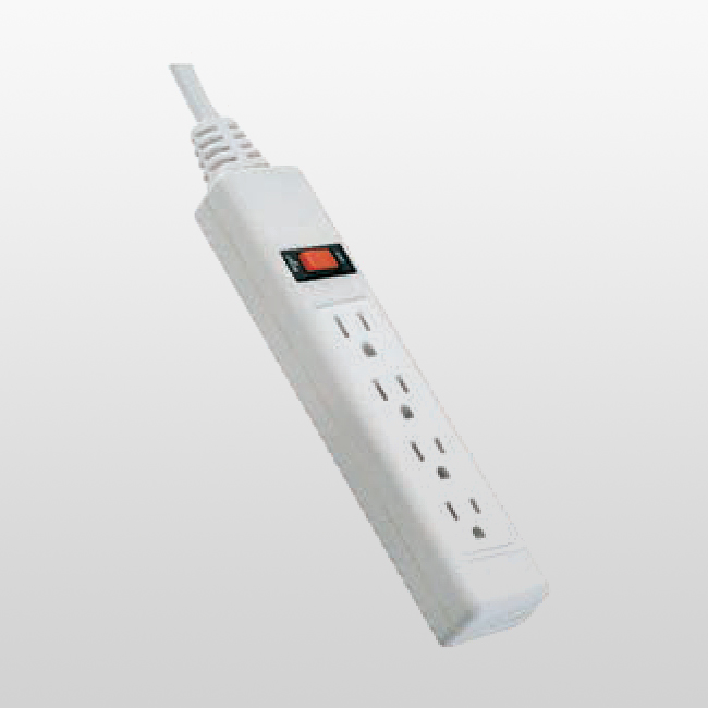 Prise d'alimentation pour appareils électroniques domestiques LPU4, 4 prises