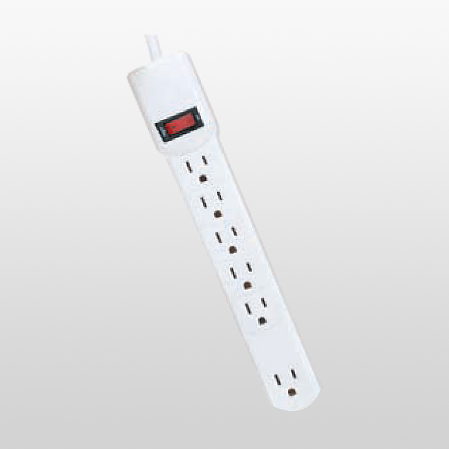 Protecteur de surtension pour appareils électroniques domestiques LPU5+1DS, 6 prises
