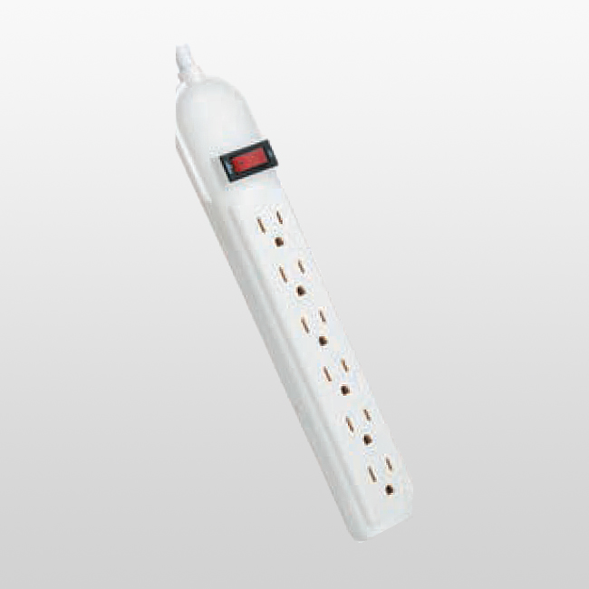 LPU6FS Prise d'alimentation pour appareils électroniques domestiques à 6 prises