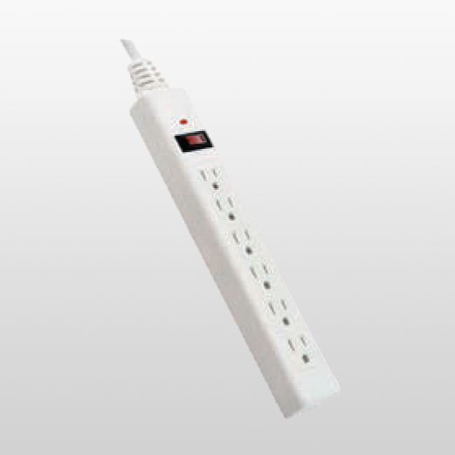 Protecteur de surtension pour appareils électroniques domestiques LPU6S, 6 prises