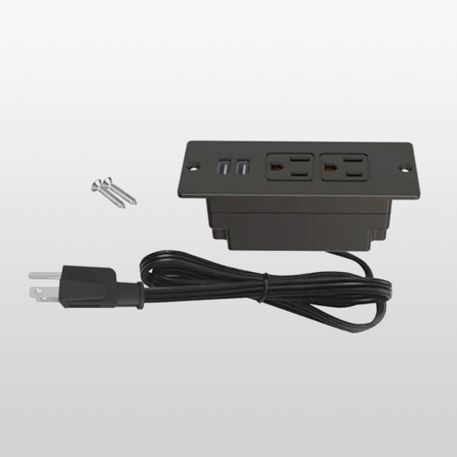 LTS23+2UB 2 prises CA (120 V/12 A au total) 2