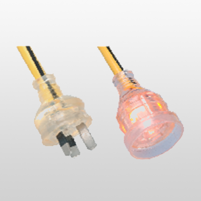 LA020H/LA023C Kit d'extension de cordon Avec lumière, fiche et prise
