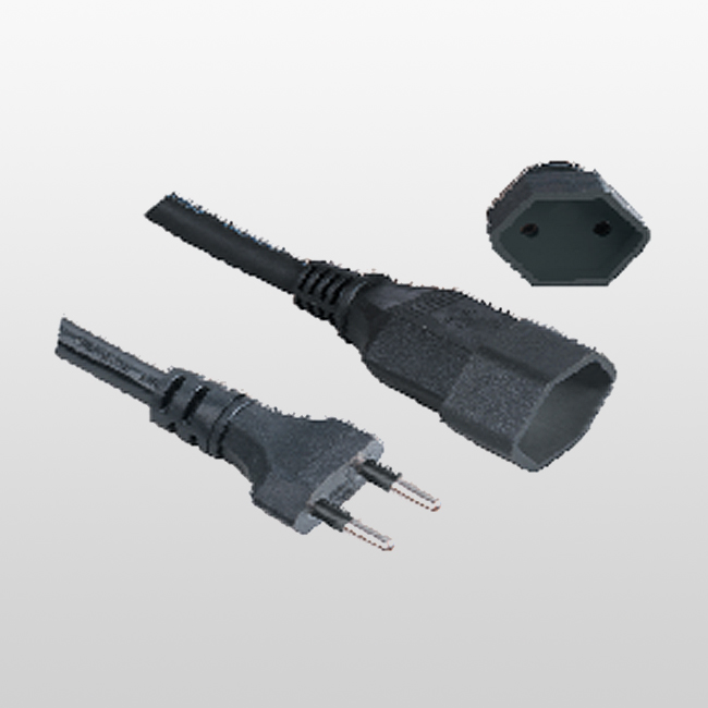 LA110B/LA112A CH-type 11 Fiche standard SEV 6533-1/-2 SEV Kit rallonge cordon sans obturateur