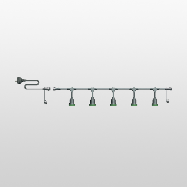 LSA-24IP Classe II IP44 Max. Lampes 24*15W Max.15W type A ou type S