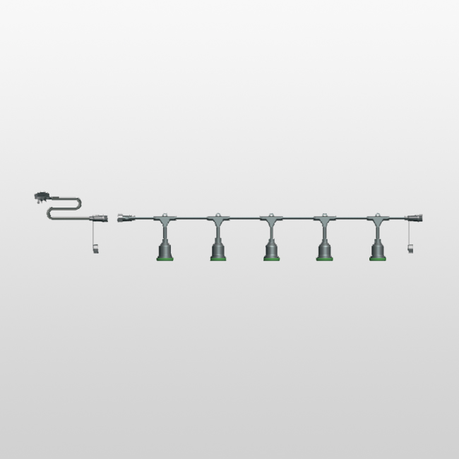LSB-24IP Classe II IP44 Max. Lampes 24*15W Max.15W type A ou type S